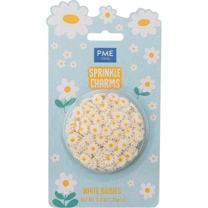 Cukrové zdobení sedmikráska 12mm, 25g - PME