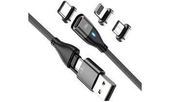 Mobilly magnetický kabel 6v1, Power Delivery, 100W (20V/5A), 1m