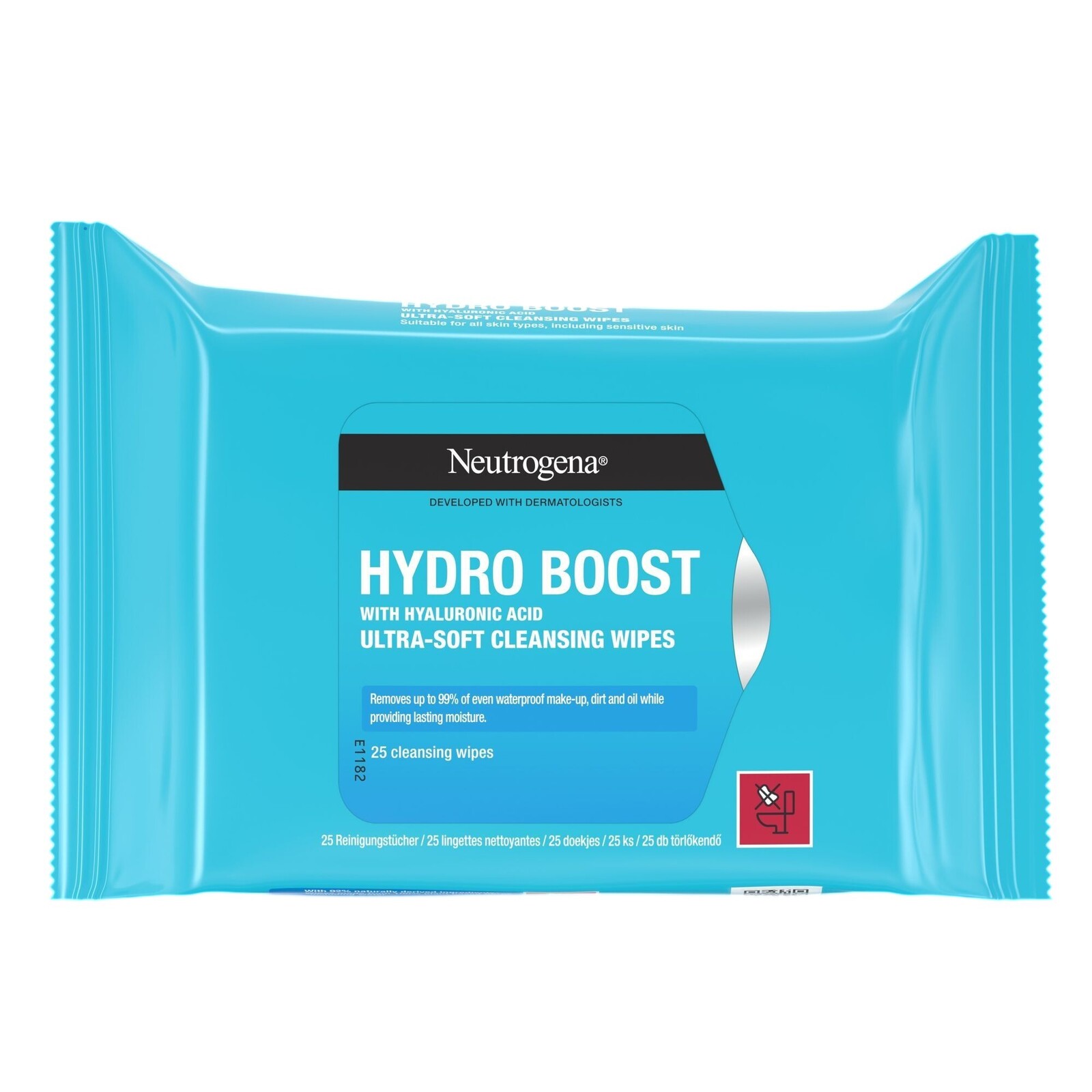 Neutrogena Ultra jemné čisticí ubrousky Ultra-soft Cleansing Wipes 25 ks
