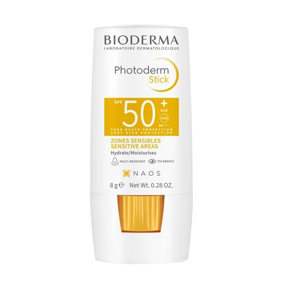 Bioderma Ochranná tyčinka na rty a citlivá místa SPF 50+ Photoderm (Stick) 8 g