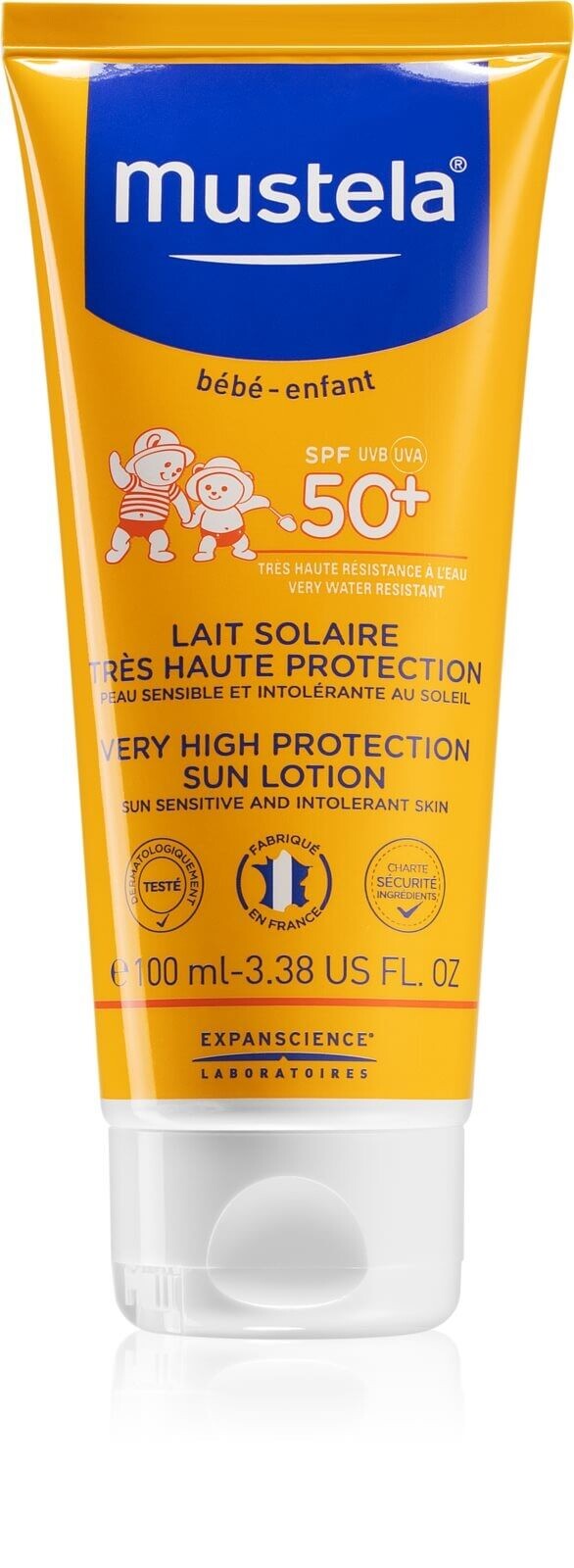 Mustela Dětské ochranné mléko SPF 50+ Very High Protection Sun Lotion 100 ml
