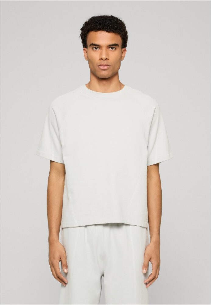 Contrast Seam Peached Heavy Tee - glaciergrey 3XL