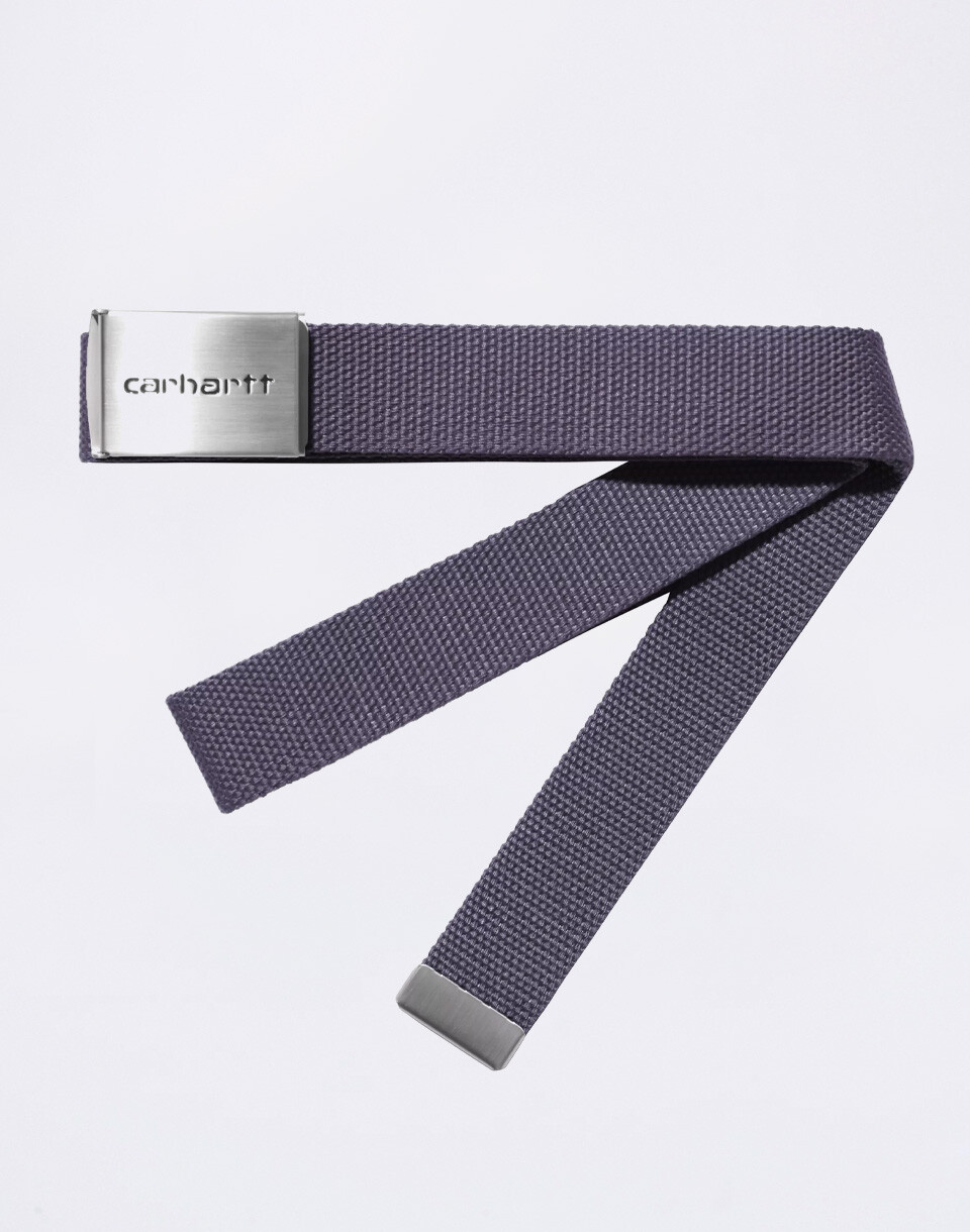Carhartt WIP Clip Belt Chrome Shady Purple