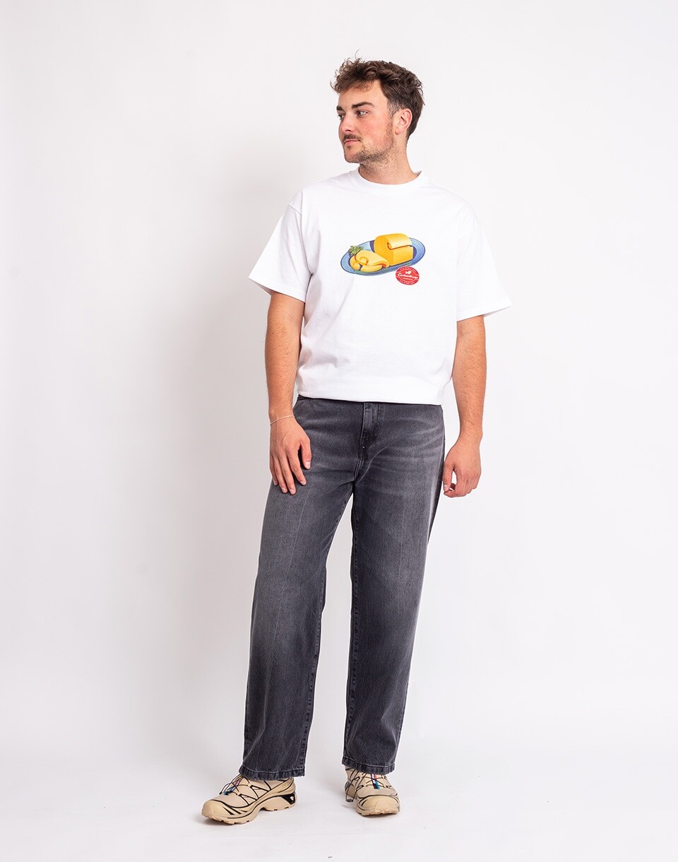 Carhartt WIP Landon Pant Black marble used wash 31