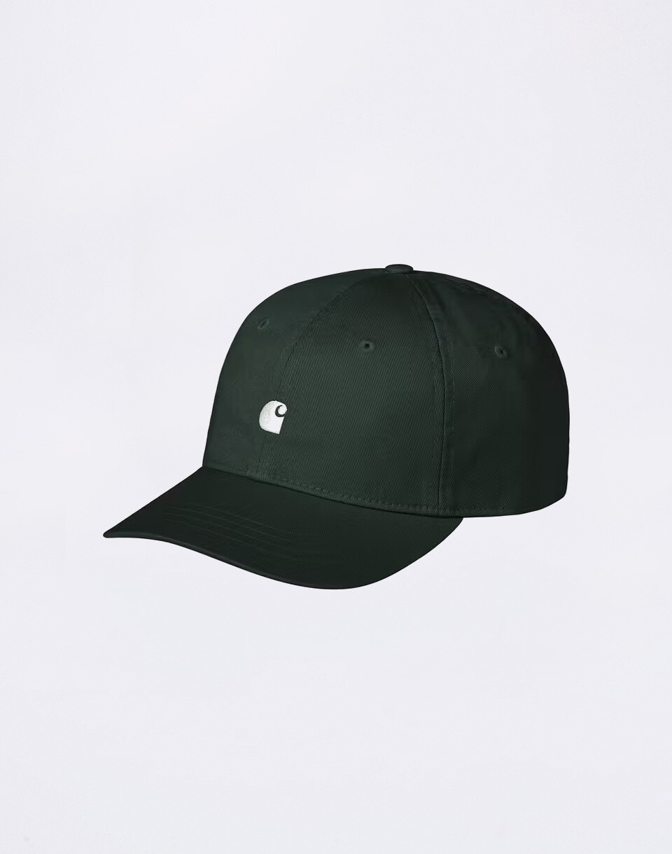 Carhartt WIP Madison Logo Cap Dark Scarab/White