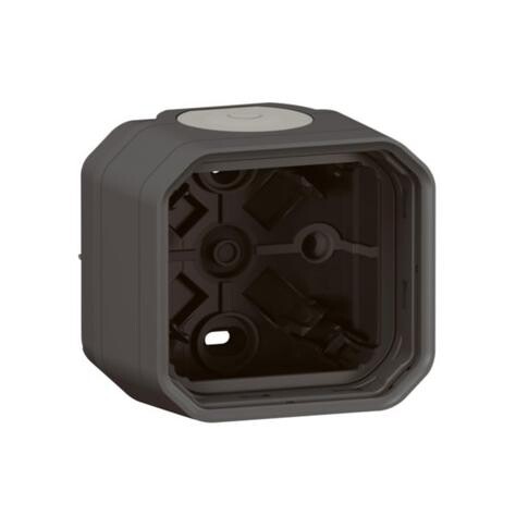LEGRAND PLEXO 069601L jednonásobná krabice průchozí antracit IP55 montáž na povrch
