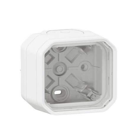 LEGRAND PLEXO 069689L jednonásobná krabice průchozí bilá IP55 montáž na povrch