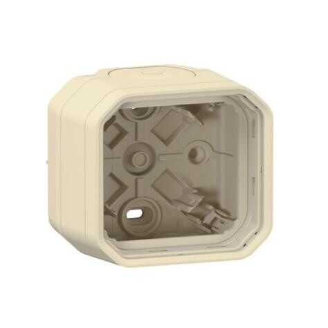 LEGRAND PLEXO 069863L jednonásobná krabice průchozí písek IP55 montáž na povrch