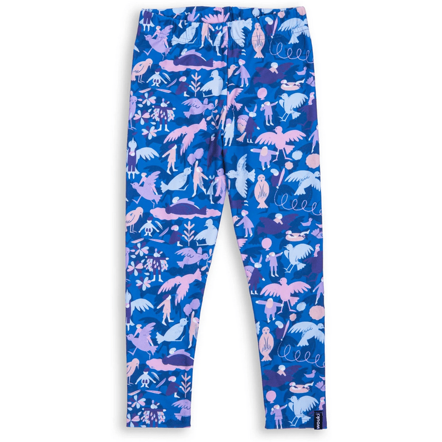 Dětské kalhoty Wouki Niki Lavender mist Dětská velikost: 140 / Barva: modrá