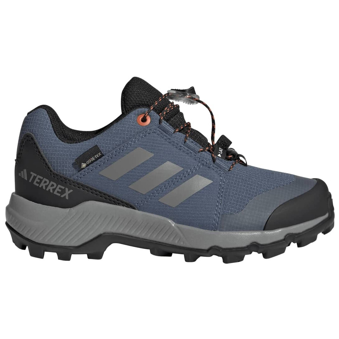 Dětské boty s membránou Adidas Terrex Gtx K Blue Velikost bot (EU): 39 1/3 / Barva: modrá