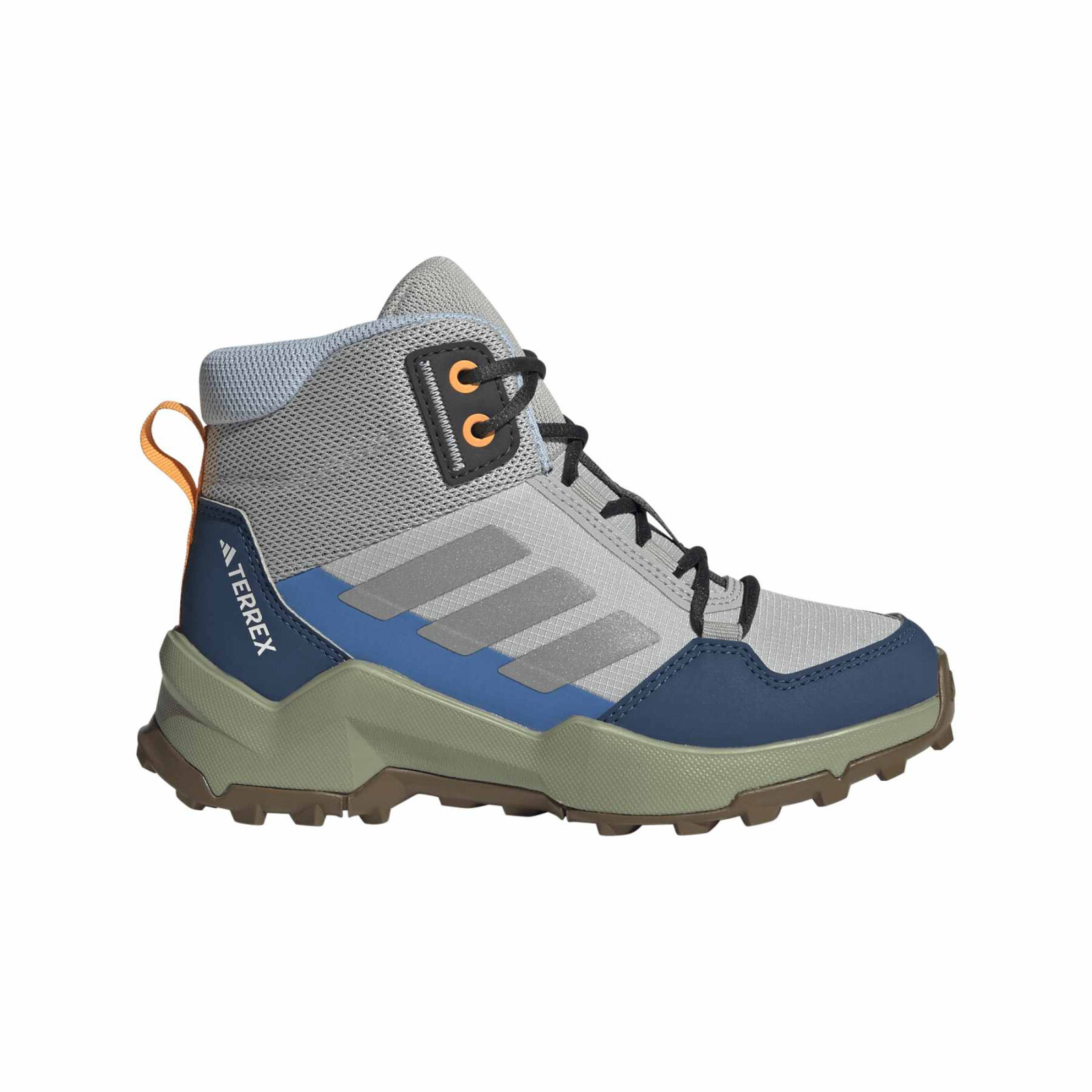 Dětské boty Adidas Terrex Ax4R Mid K Grey Velikost bot (EU): 38 / Barva: šedá