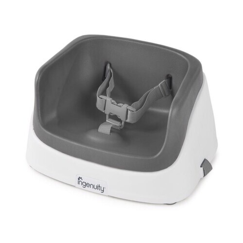 INGENUITY Jídelní židlička na židli SmartClean Toddler - Slate 2r+ do 15 kg