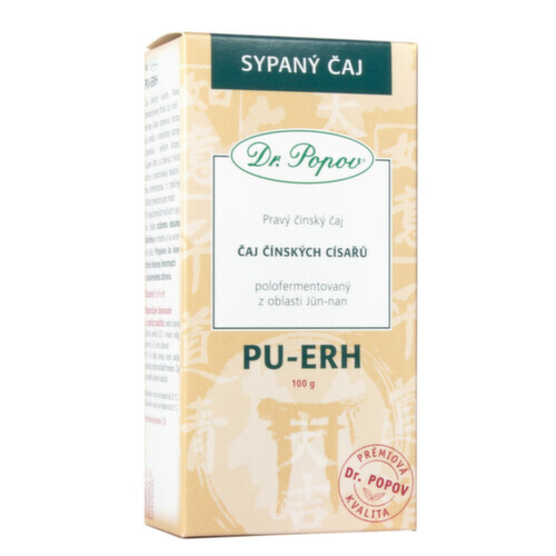 Dr.Popov Čaj Pu-Erh 100g - II. jakost