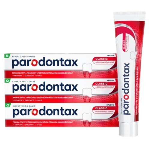 Parodontax Classic zubní pasta 3x75ml - II. jakost