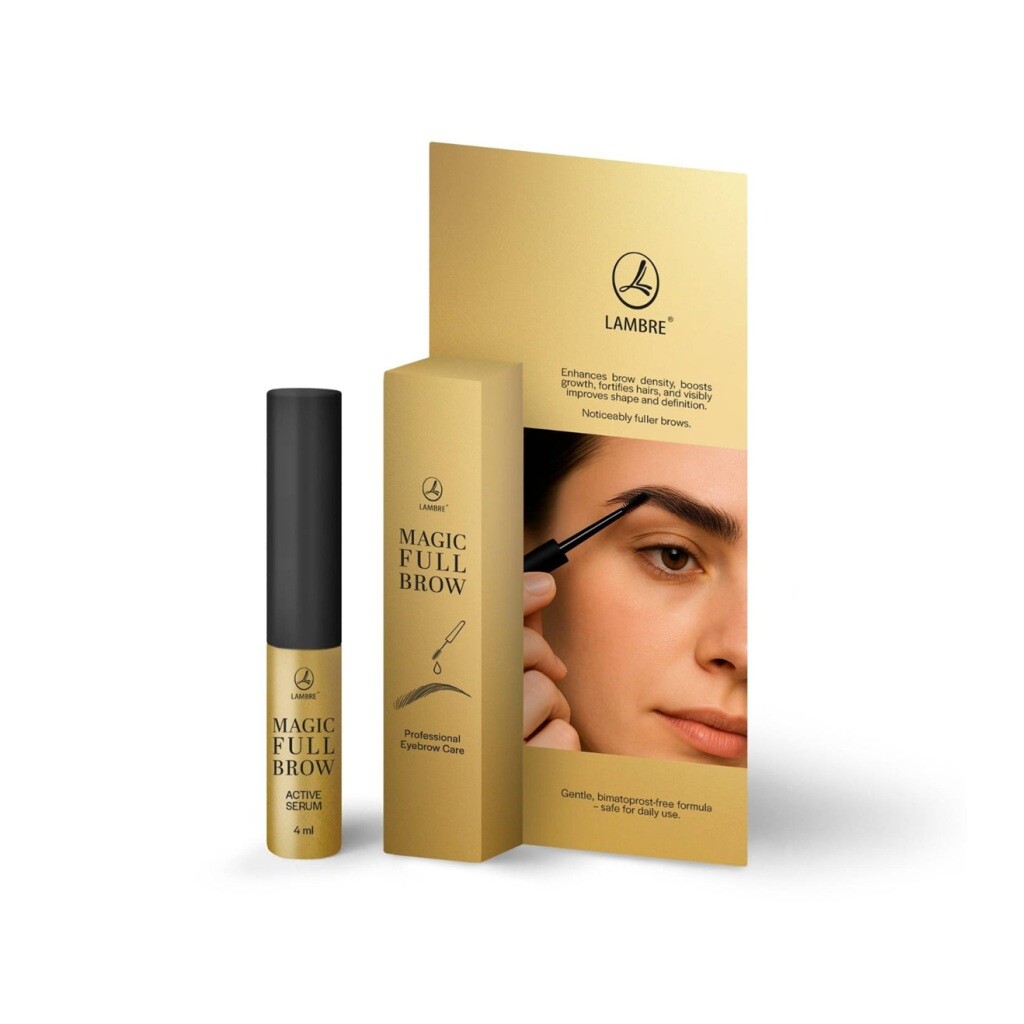 Lambre Magic Full Brow Serum 4 ml Aktivní sérum na obočí bez bimatoprostu 4 ml
