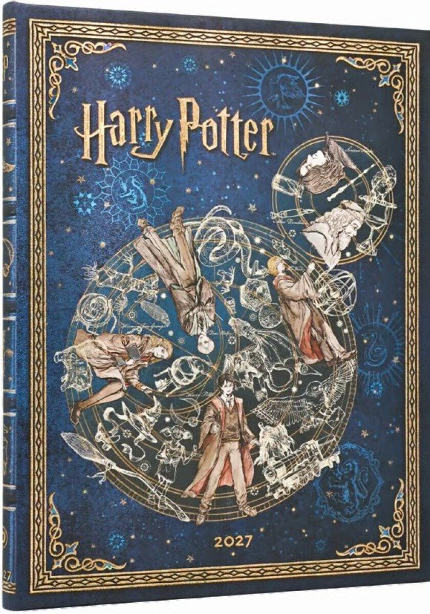 Diář Paperblanks 2027 Legends of Hogwarts Diary Ultra Vertical - 12M, Ultra, horizontální