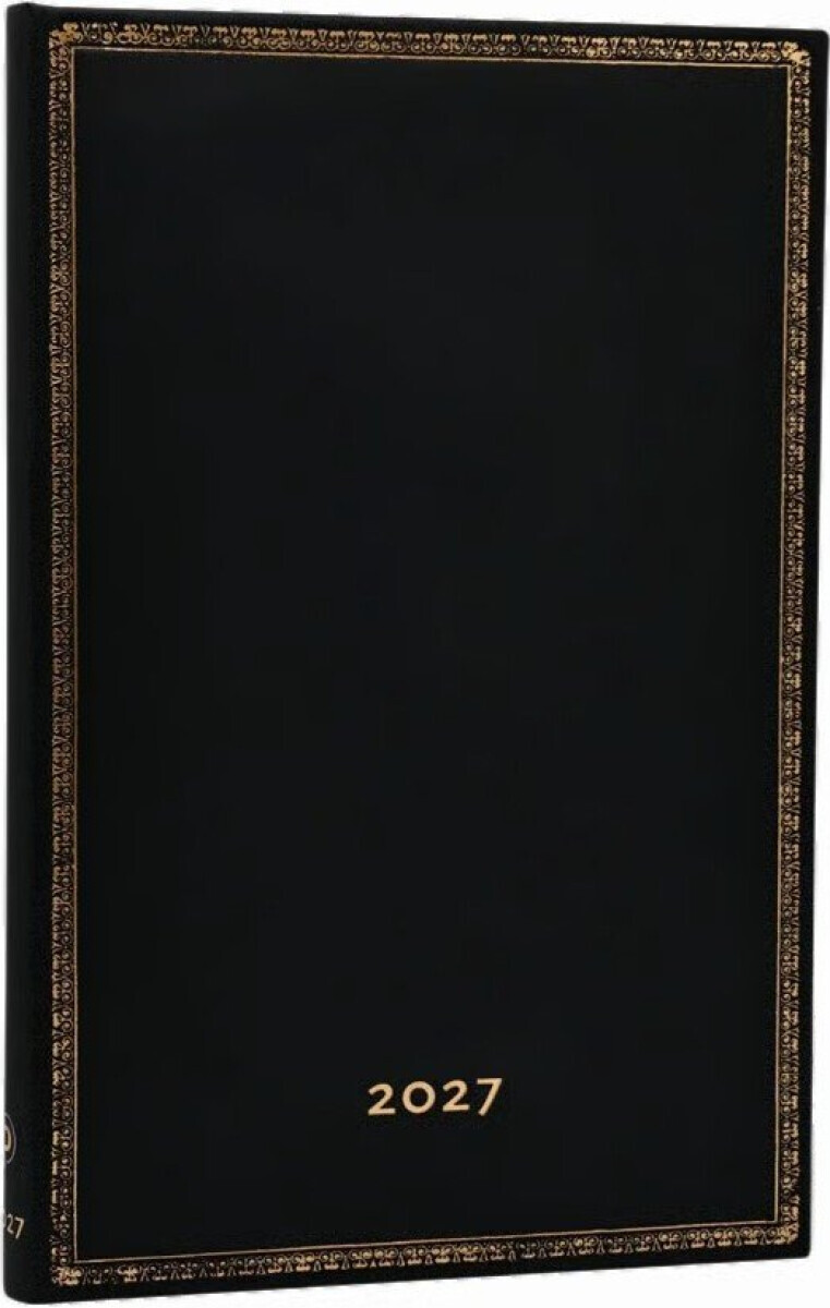 Diář Paperblanks 2027 Black Edition Maxi Vertical - 12M, Maxi, vertikální