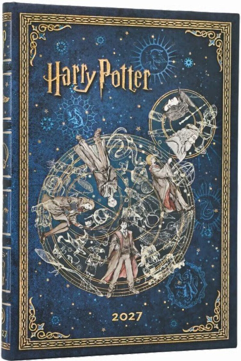 Diář Paperblanks 2027 Legends of Hogwarts Diary Midi Vertical - 12M, Midi, vertikální