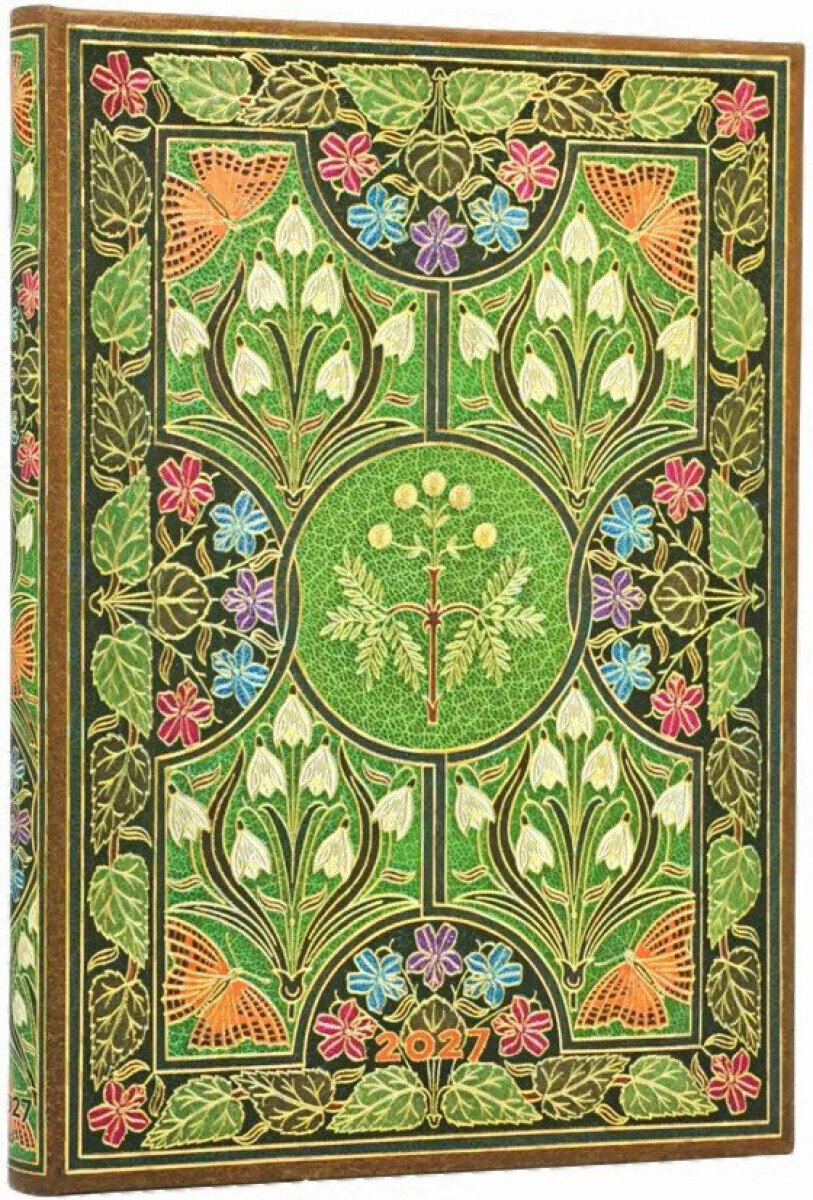 Diář Paperblanks 2027 Poetry in Bloom Midi Horizontall - 12M, Midi, horizontální