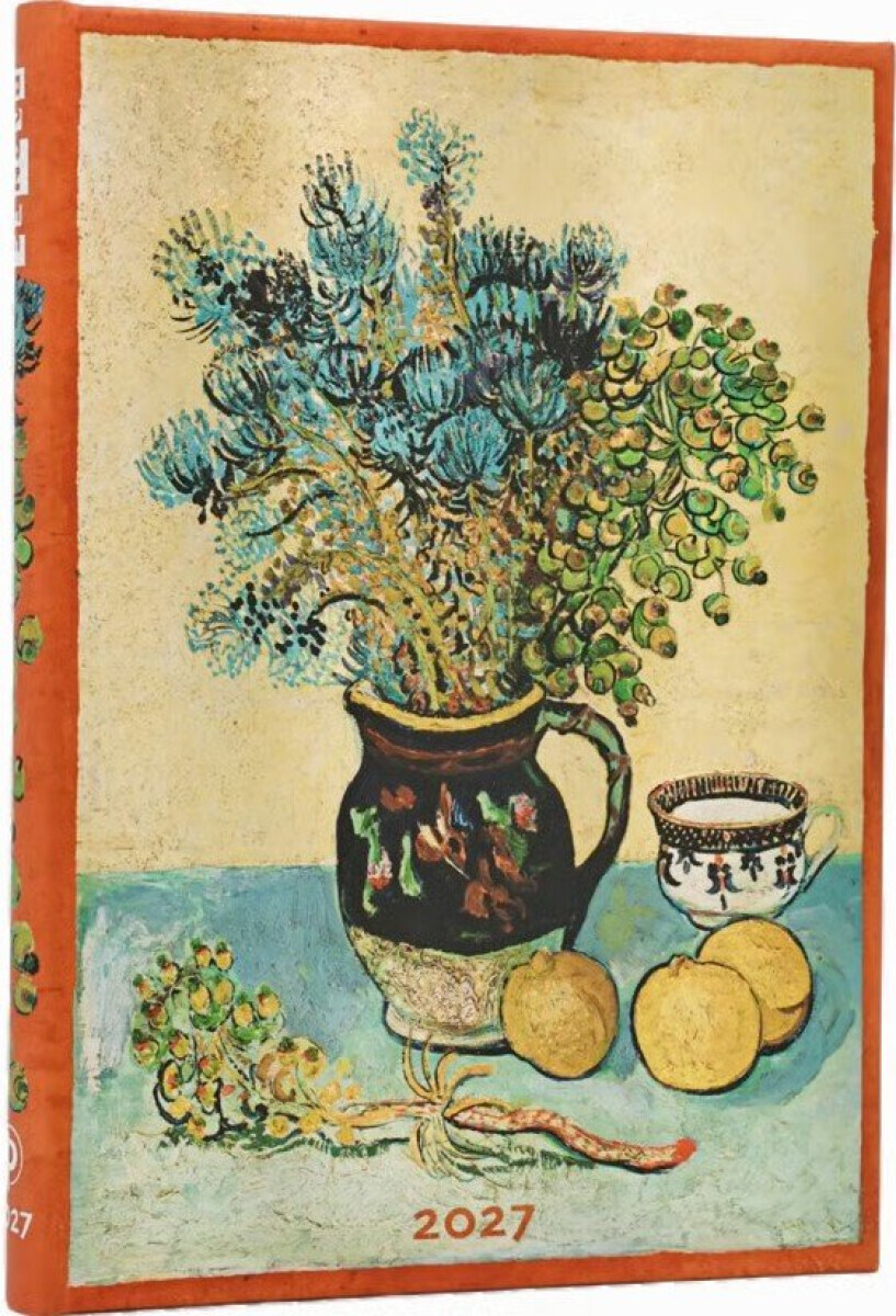 Diář Paperblanks 2027 Van Gogh’s Still Life Midi Vertical - 12M, Midi, vertikální