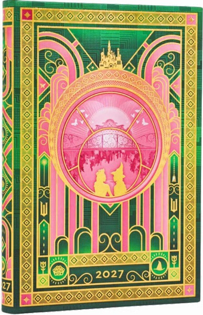 Diář Paperblanks 2027 The Magic of Wicked Mini Horizontal - 12M, Mini, horizontální