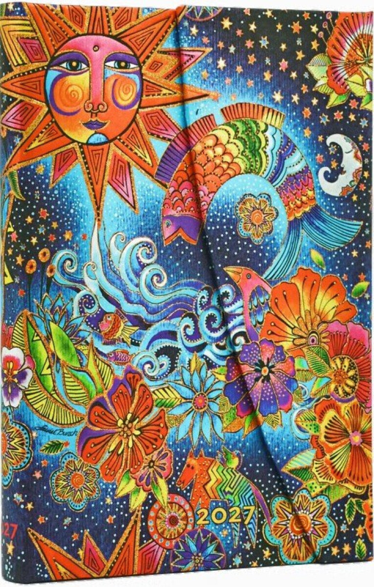 Diář Paperblanks 2027 Celestial Magic Mini Horizontal - 12M, Mini, horizontální