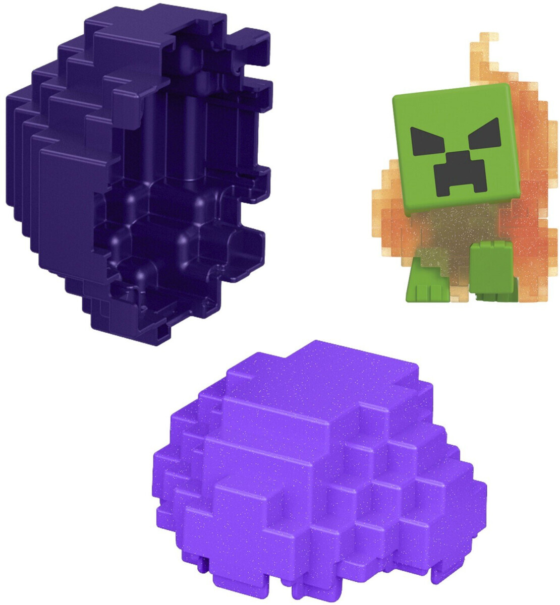 Mini figurka Minecraft Mini Mode Spawn Egg Creeper on Fire
