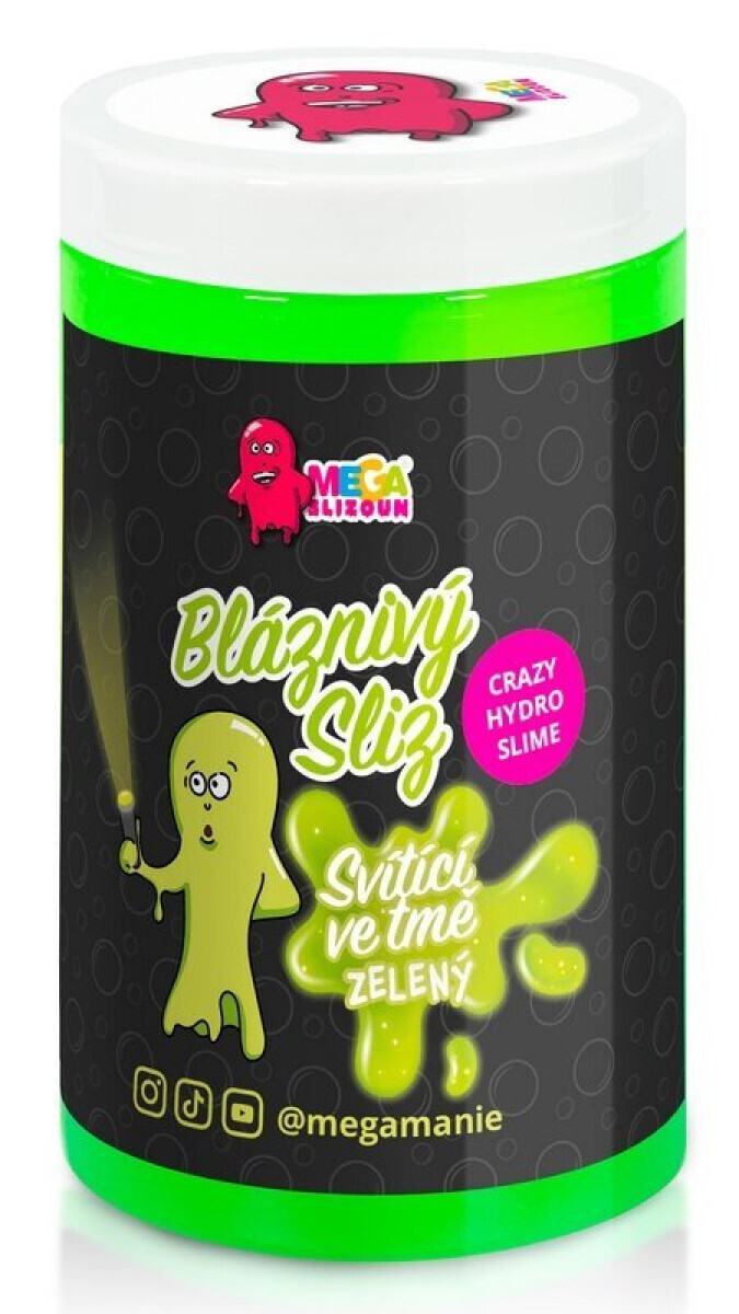 Bláznivý sliz svítící ve tmě