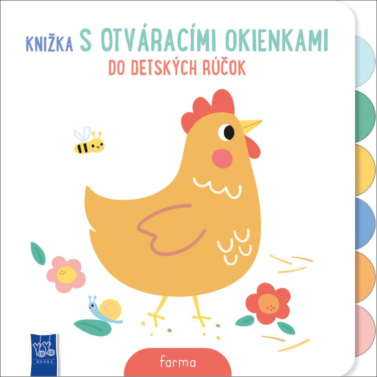 Knižka s otváracími okienkami Farma