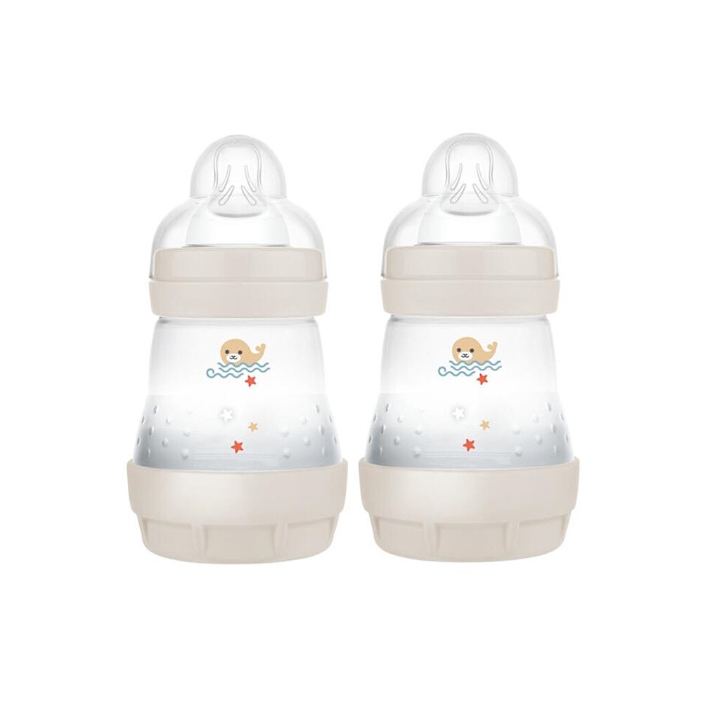 MAM Anti-colic láhev béžová 0+m 160 ml 2 kusy