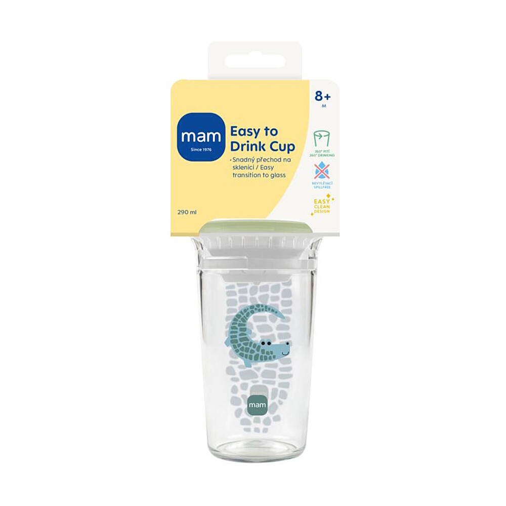 MAM Hrnek easy to drink hrnek 8+m zelený 290 ml