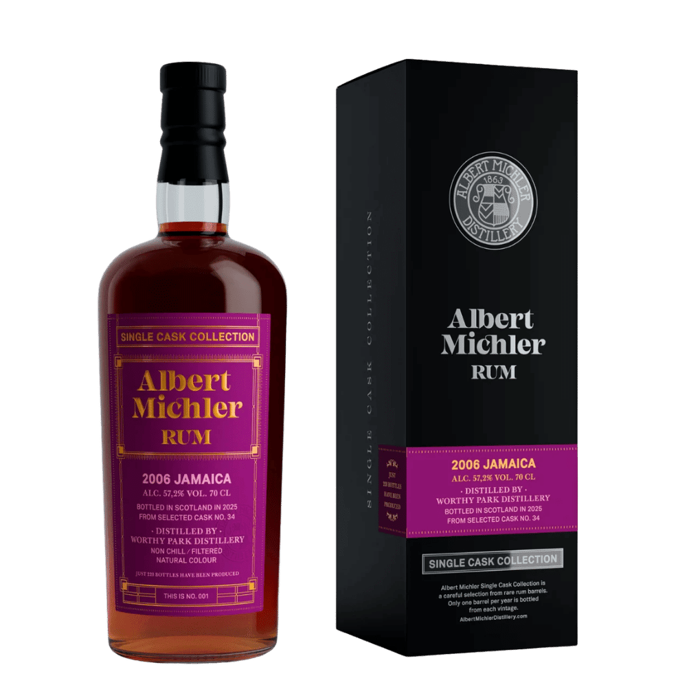 Albert Michler Single Cask Collection Jamaica 19y 2006 0,7l 57,2% L.E. / Rok lahvování 2025