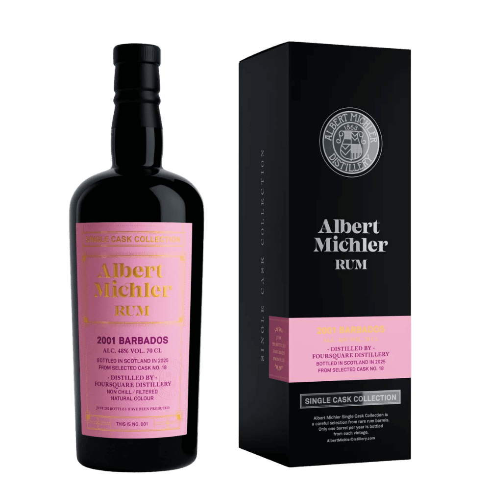 Albert Michler Single Cask Collection Barbados 24y 2001 0,7l 48% L.E. / Rok lahvování 2025