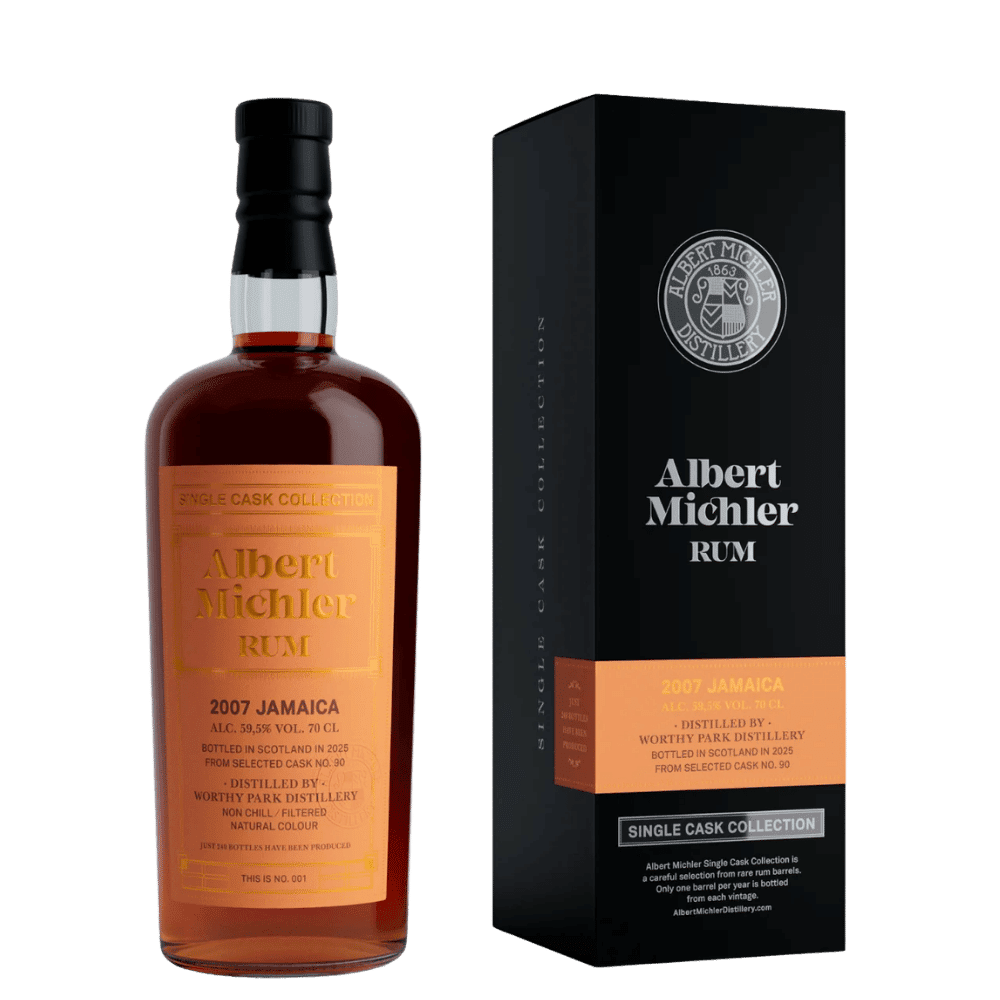 Albert Michler Single Cask Collection Jamaica 18y 2007 0,7l 59,5% L.E. / Rok lahvování 2025