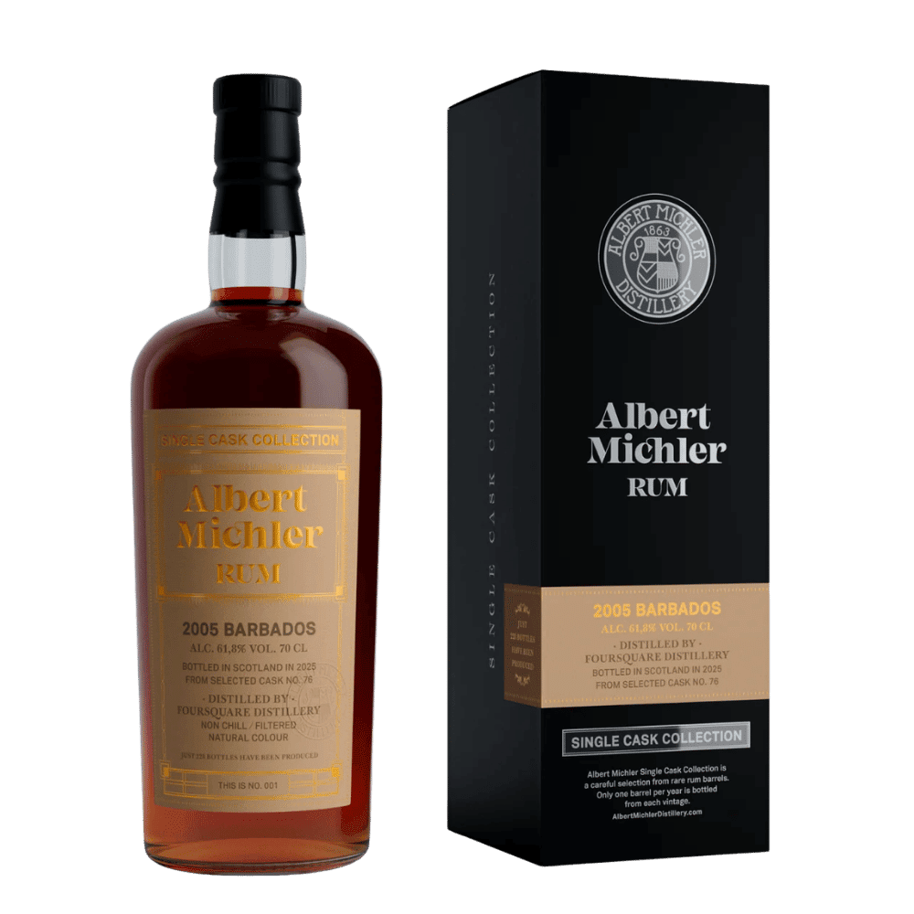 Albert Michler Single Cask Collection Barbados 20y 2005 0,7l 61,8% L.E. / Rok lahvování 2025