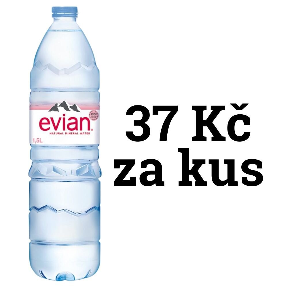 Evian Nesycená 6×1,5l