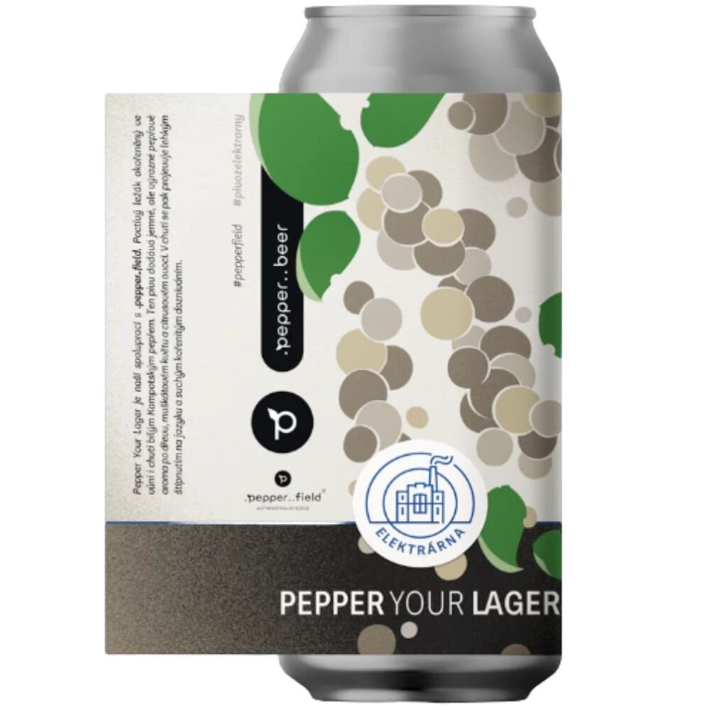 Elektrárna Pepper Your Lager 0,5l 4,8%