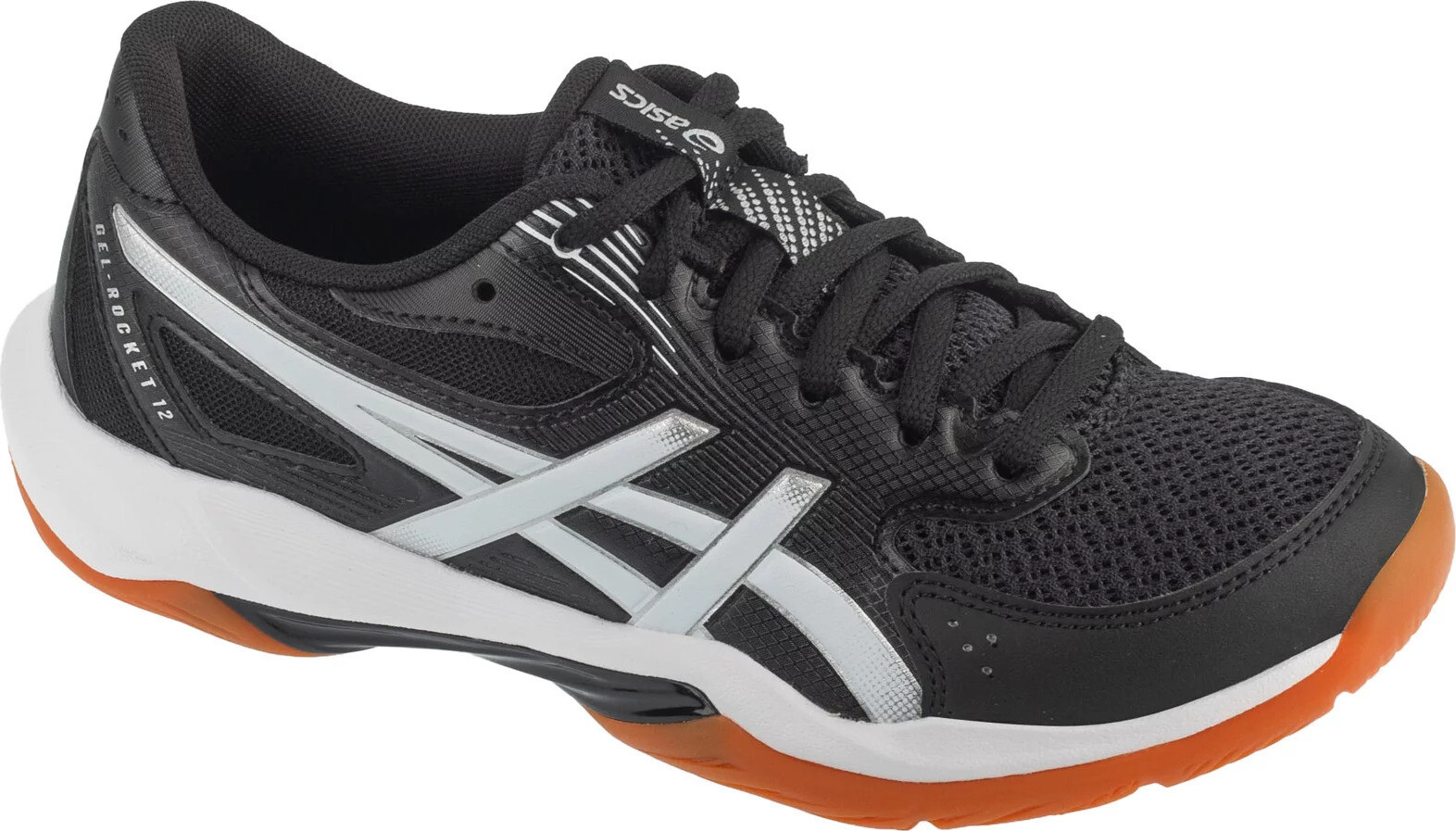 Dámská volejbalová sálová obuv ASICS GEL-ROCKET 12 černo-bílá Velikost: 37,5