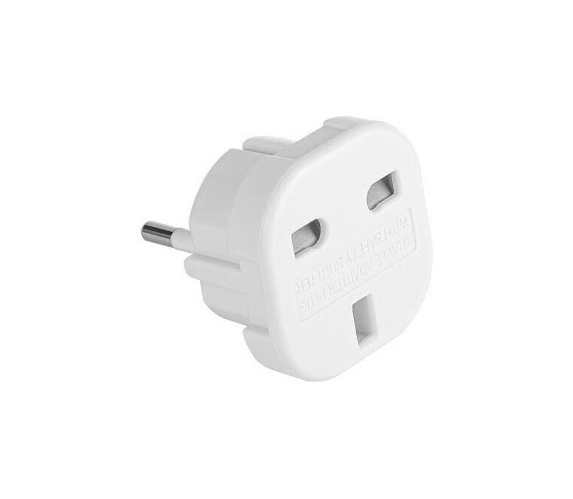 Vayox Cestovní adaptér UK/EU 230V bílá VA0201