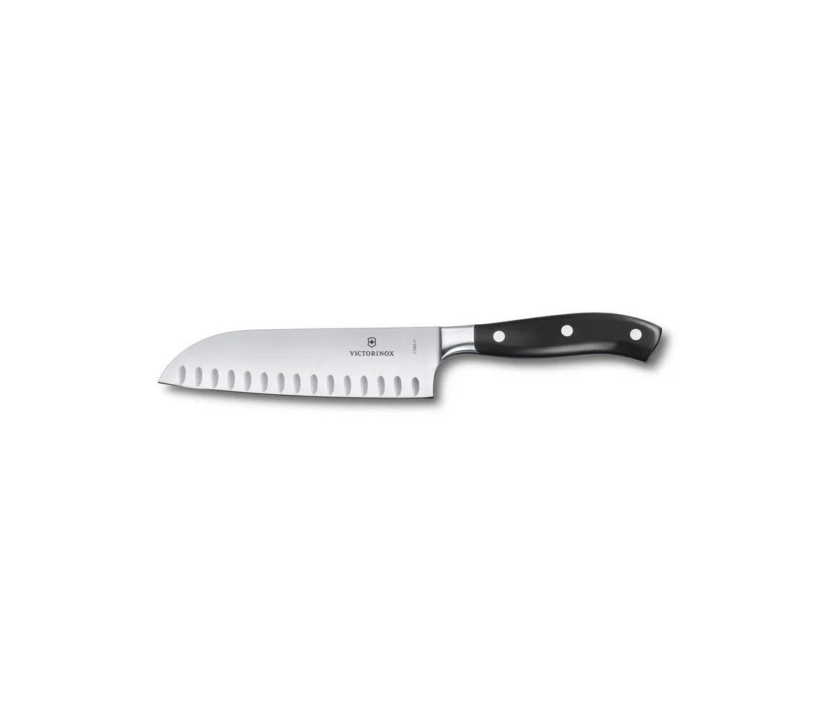 Victorinox - Kuchyňský nůž santoku GRAND MAITRE 17 cm černá 7.7323.17G