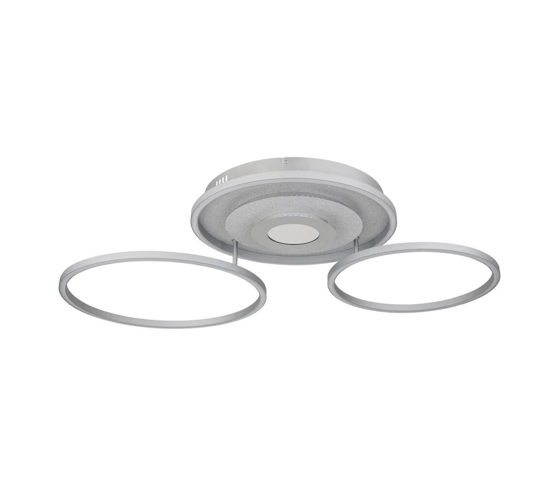 Globo 67824-40 - LED Stm stropní svítidlo MILES 40W/230V 57x99,2 cm stříbrná+DO 67824-40