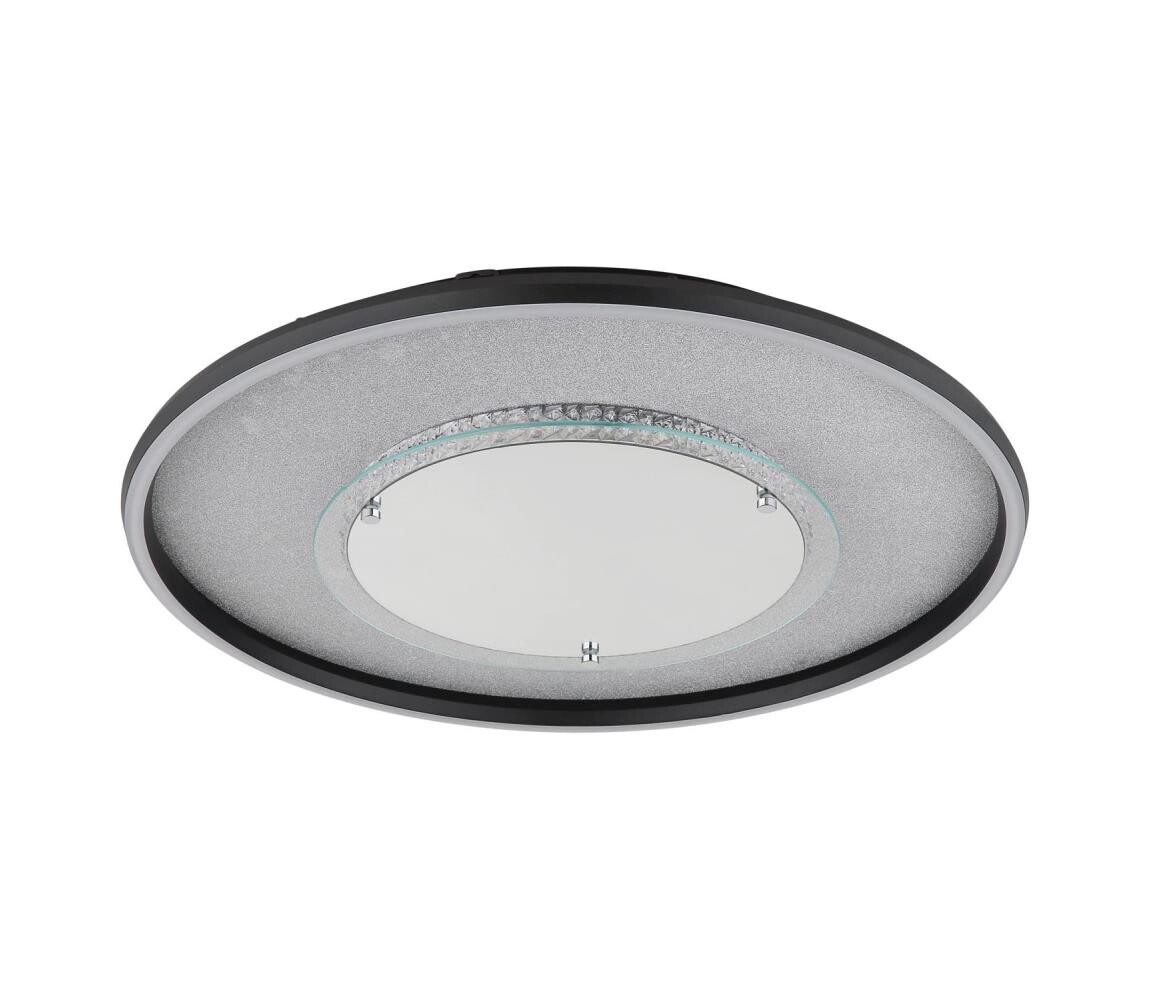 Globo 68288D3 - LED Stropní svítidlo MIRRORA 40W/230V pr. 51,5 cm černá 68288D3