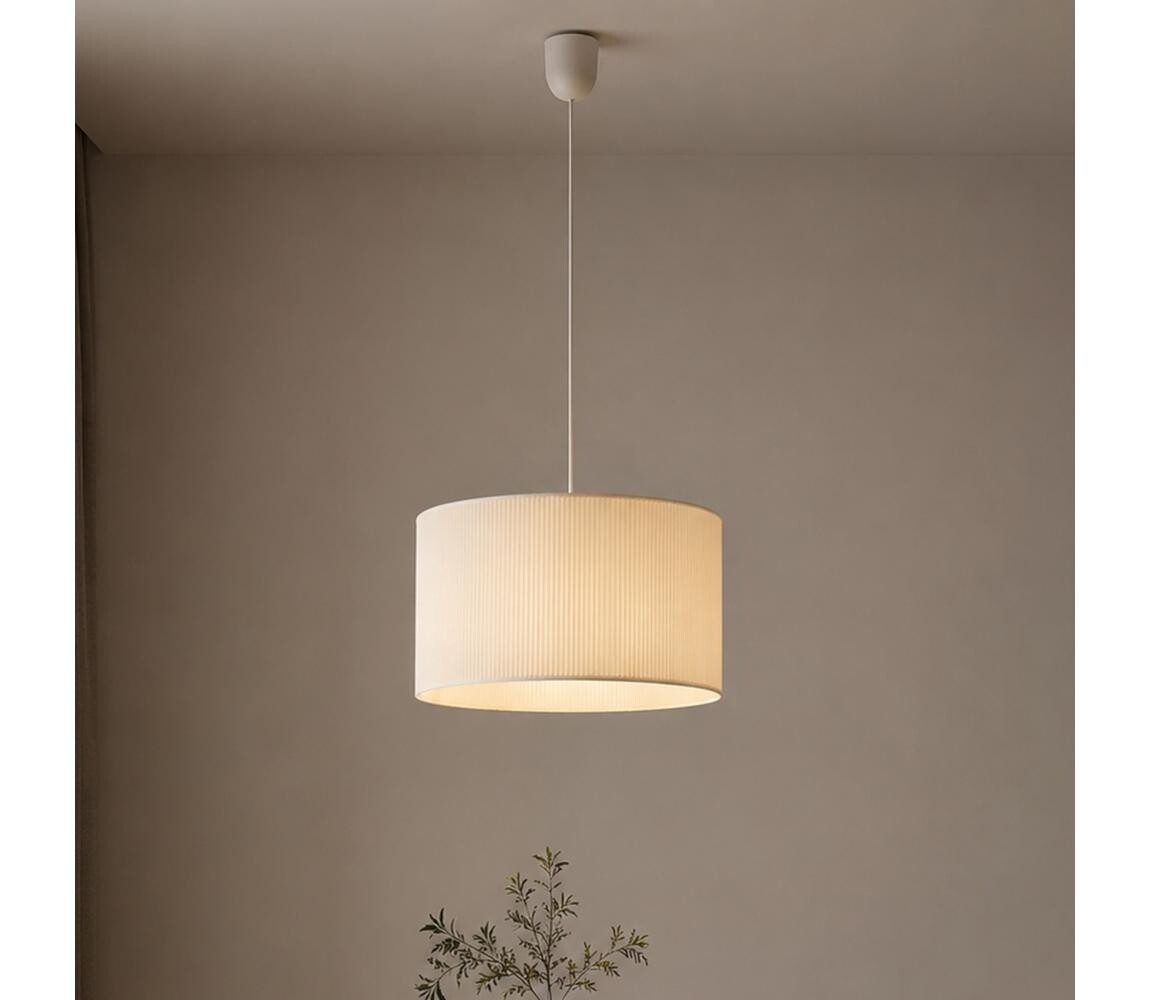 Brilagi -  Lustr na lanku SIRIJA MODERN 1xE27/60W/230V pr. 35 cm krémová LM-1.336/KREM