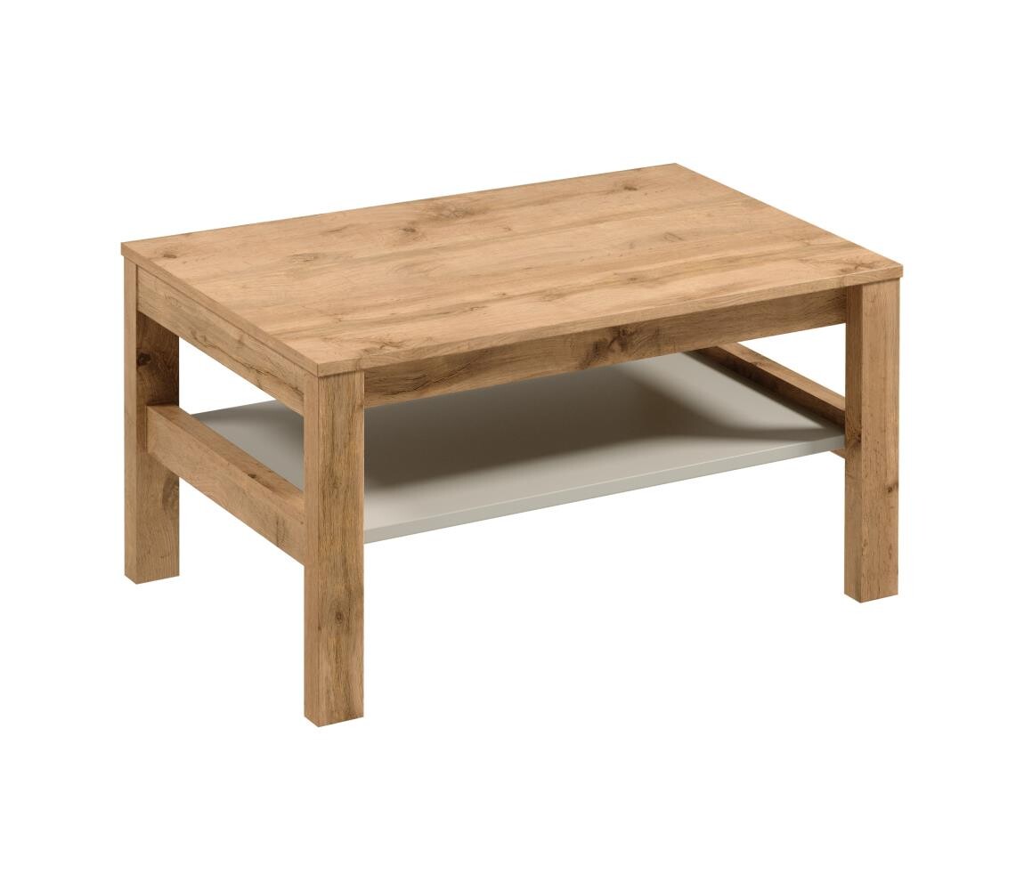 Gala Meble Konferenční stolek MENTA 90x45 cm dub wotan/šedá S19-ST-BSM