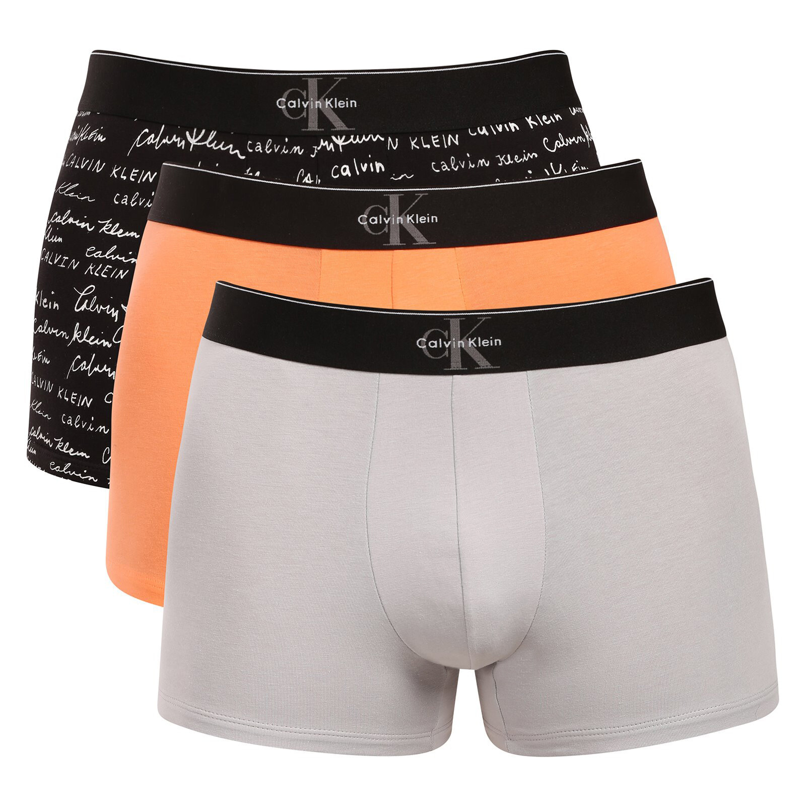 3PACK pánské boxerky Calvin Klein vícebarevné (NB4472-6PZ) XL, trenky / trenýrky