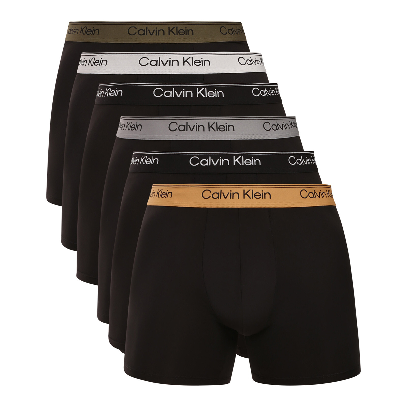 7PACK pánské boxerky Calvin Klein černé (NB4561-ISL) M, trenky / trenýrky
