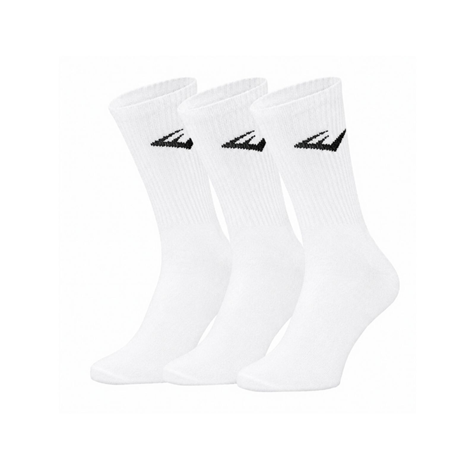 3PACK ponožky Everlast vysoké bílé (SKSP001-02) M