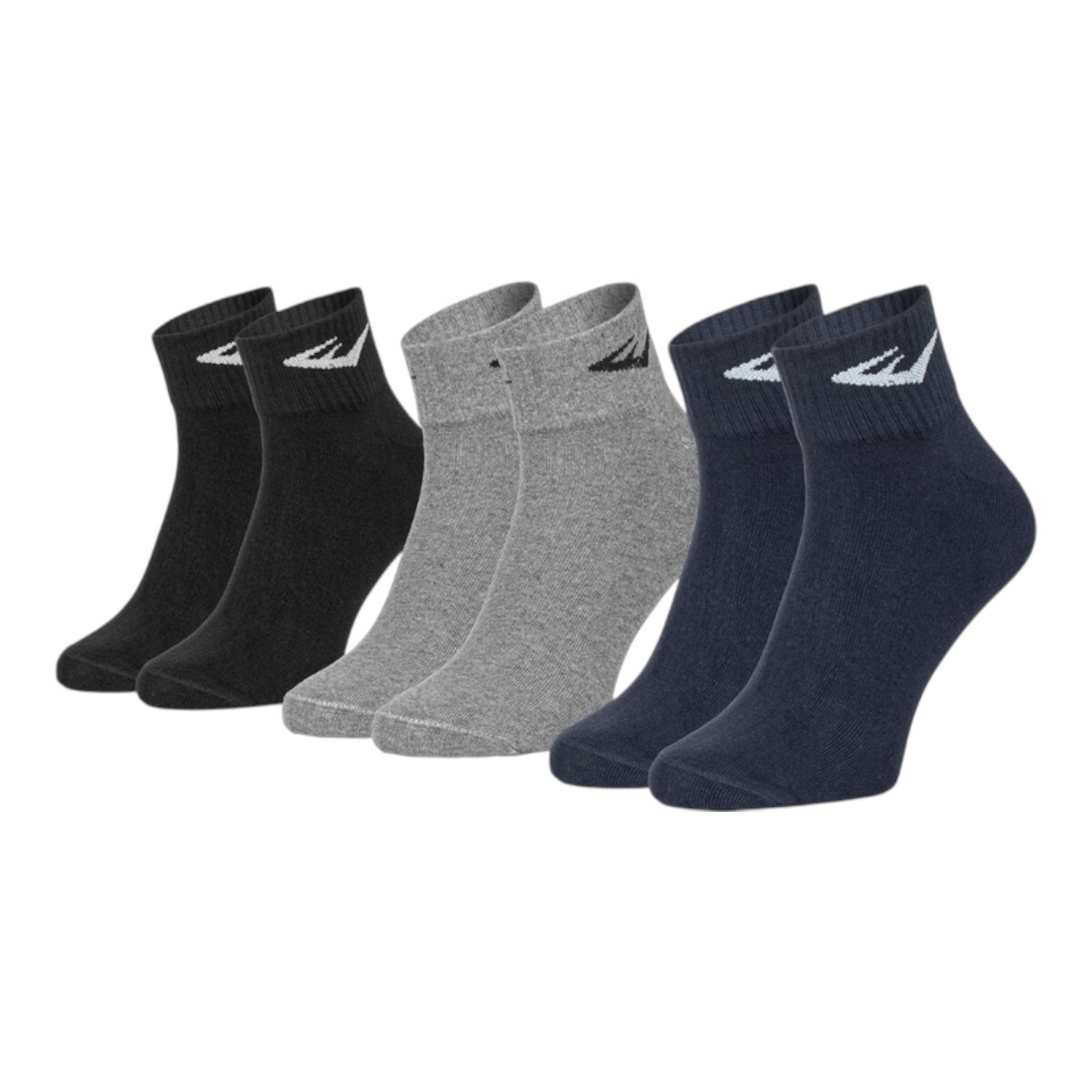 3PACK ponožky Everlast kotníkové vícebarevné (SKQ003-05) M
