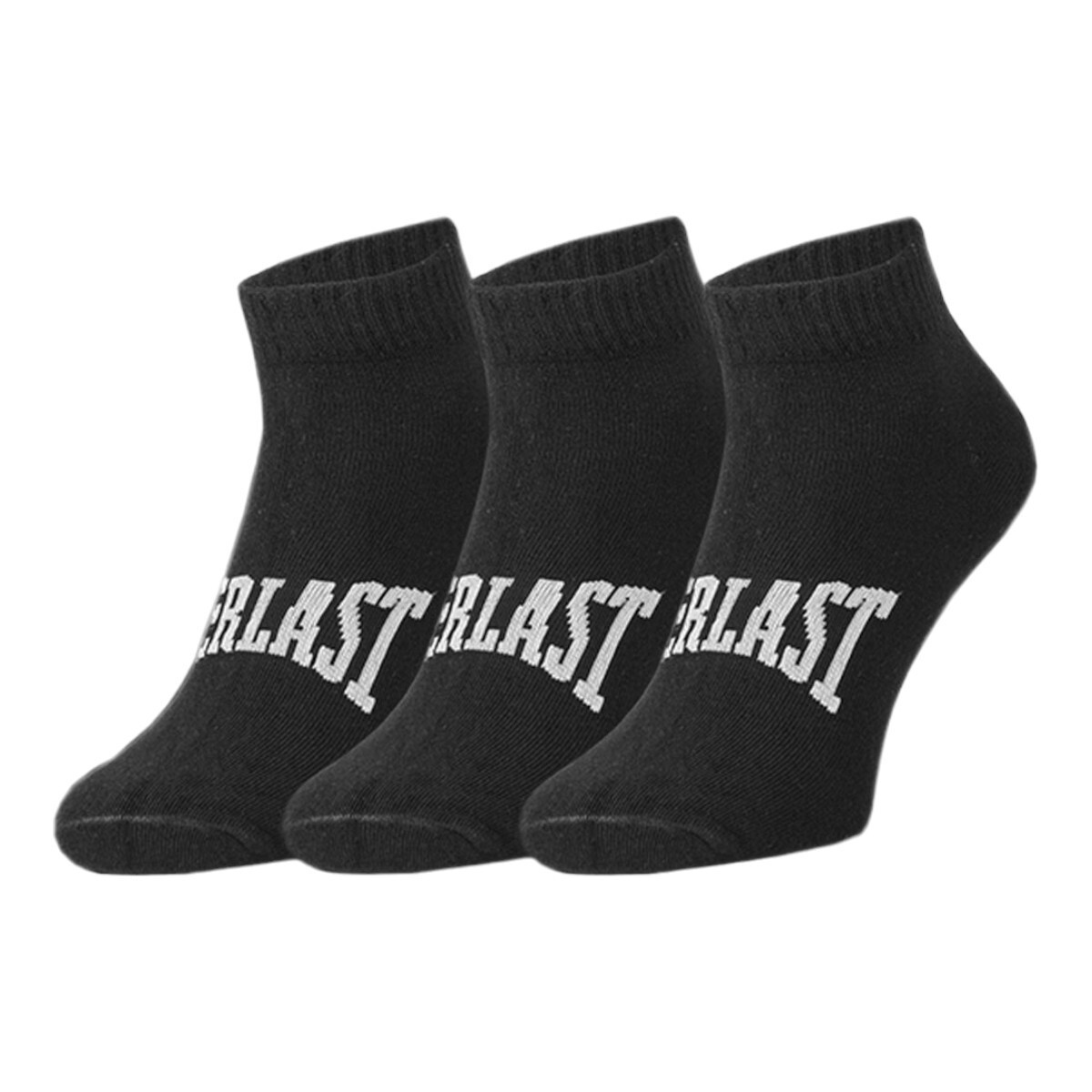 3PACK ponožky Everlast kotníkové černé (SKQ001-01) S