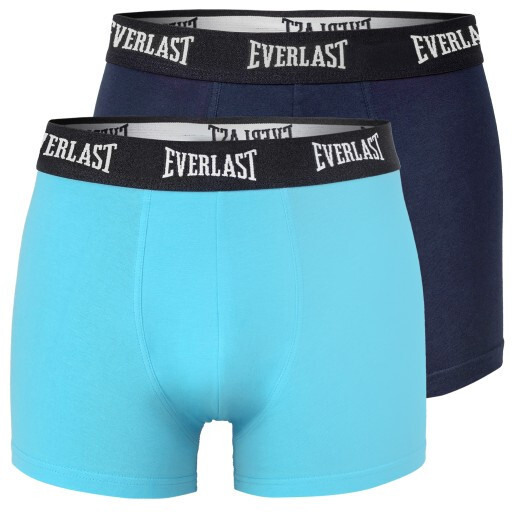 2PACK pánské boxerky Everlast vícebarevné (BM002-jeans/blue) M, trenky / trenýrky